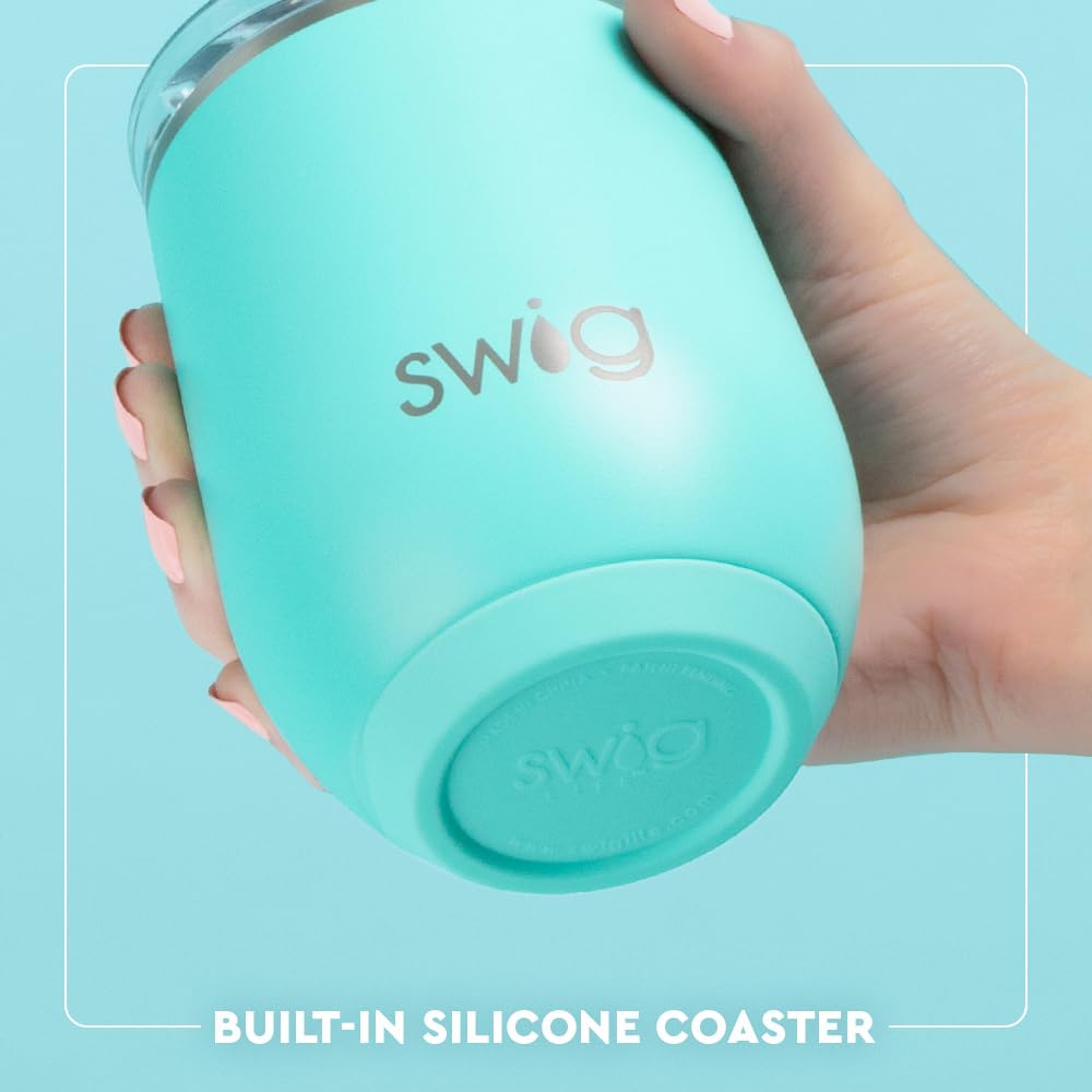 Swig Life Mr Claus holiday design tumbler showcasing festive style and gift-ready appeal.