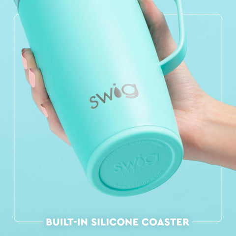 Swig Life Mr Claus holiday design adds festive flair to your mug.