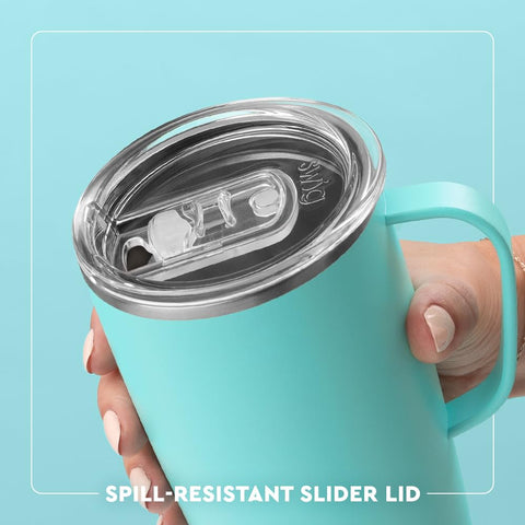 Built-in coaster base helps prevent slips, drips, and scratches.