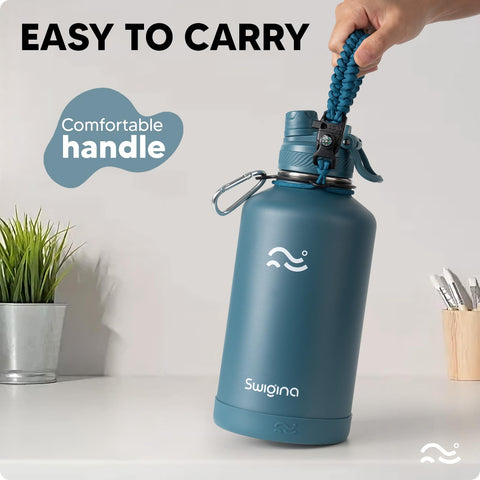 Swigina BPA-free stainless steel bottle designed for safe daily use.