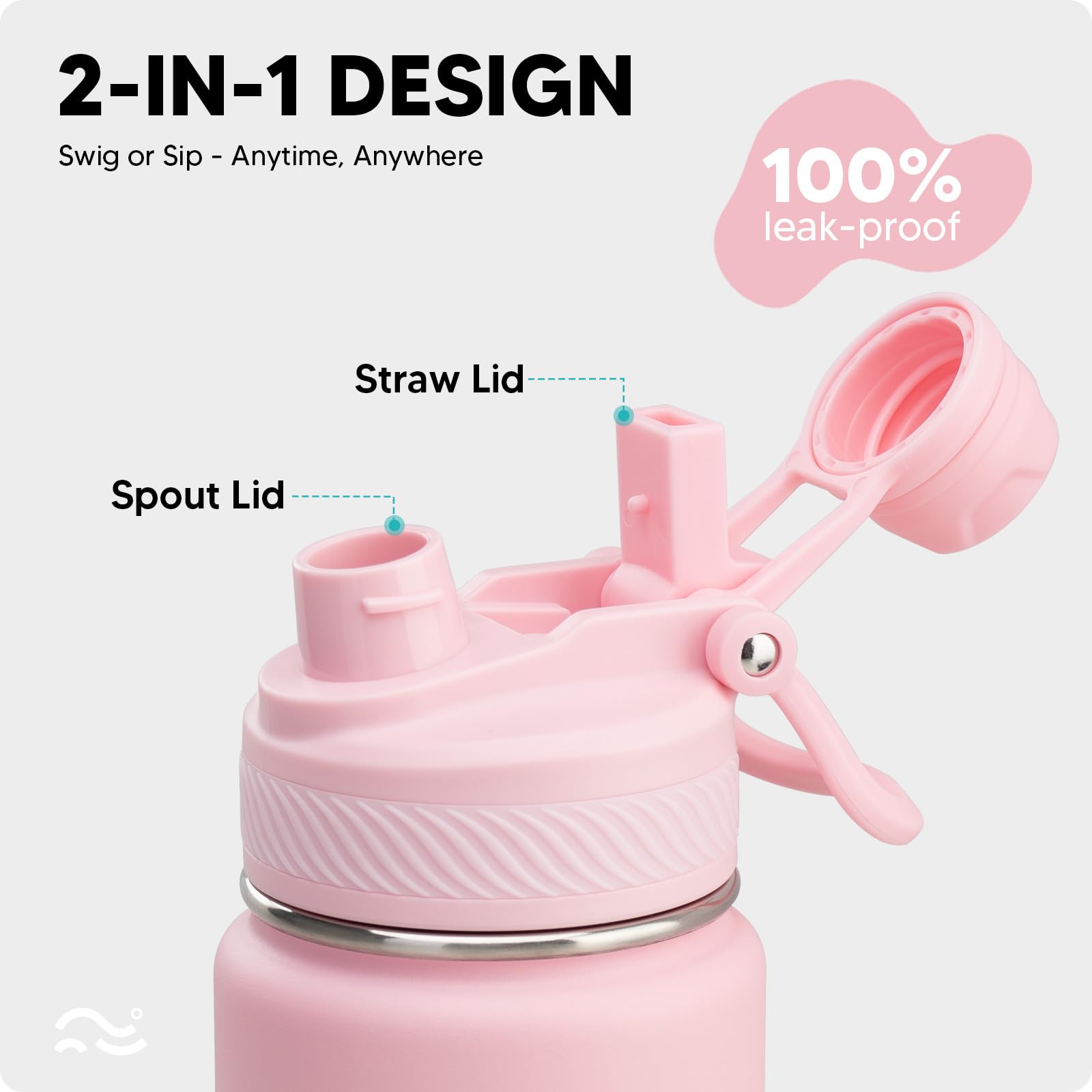 Swigina silicone boot protects from drops and improves grip during workouts.