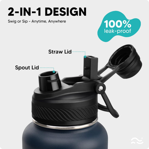 Swigina waterproof stickers included for residue-free customization.