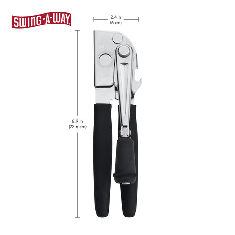 Swing-A-Way can opener showcasing durable all-steel construction for long-term reliability.