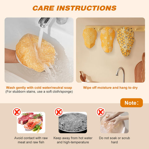 Swiscena bowl covers great for fridge storage, bake prep, and picnics outdoors.