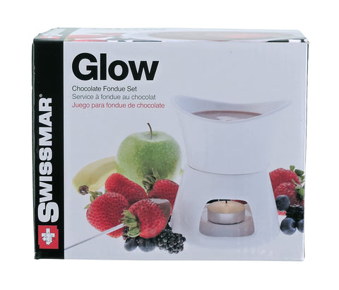 Swissmar Glow four stainless-steel handle fondue forks ideal for sharing.