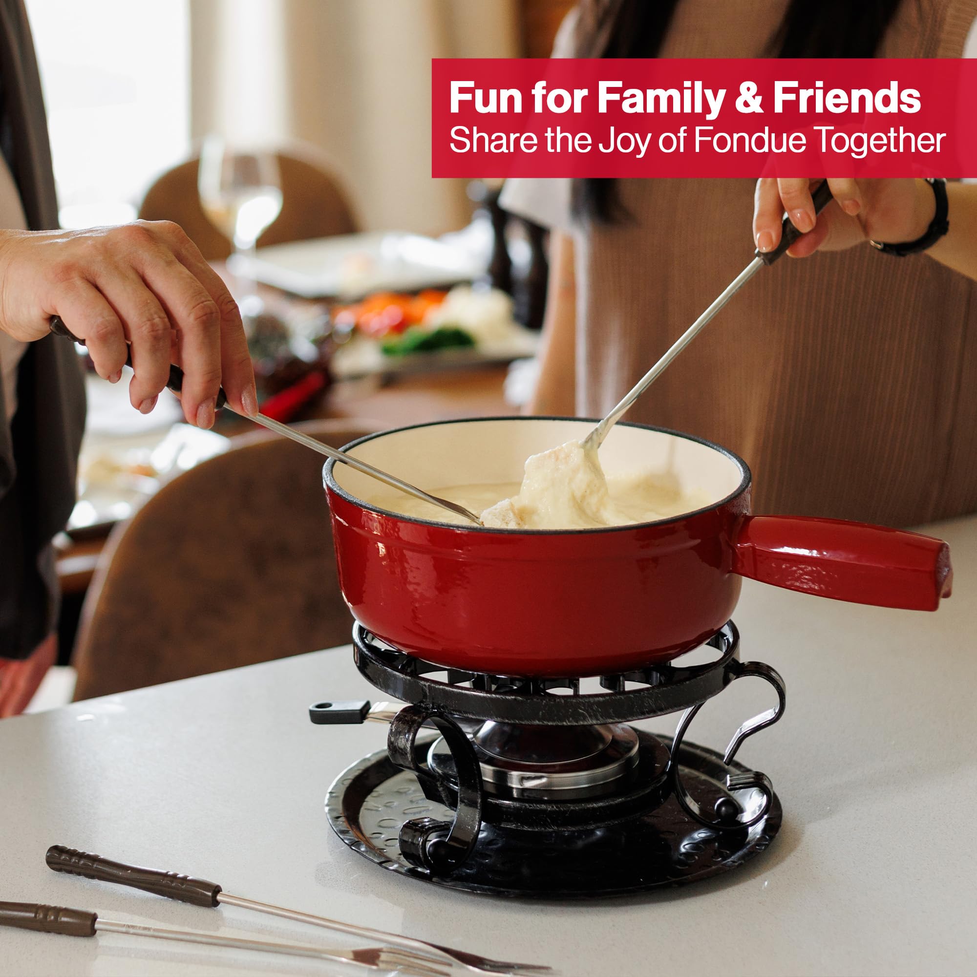 Swissmar Lugano 2L capacity pot ready for stove or oven use