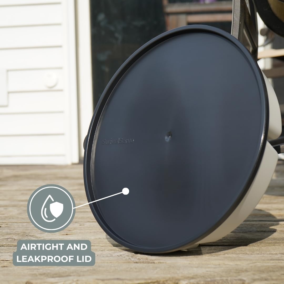 SwivelServe USA-made tray emphasizes durability and recyclable materials for responsible hosting