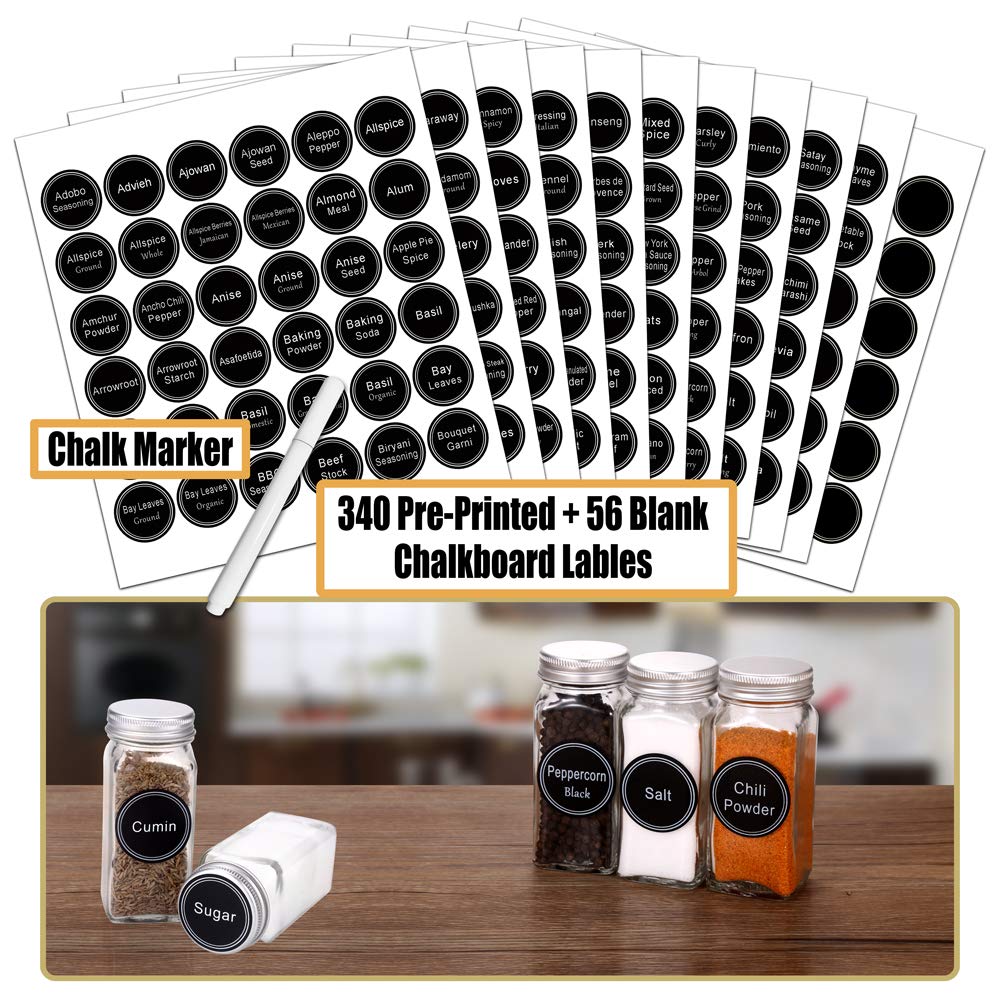 SWOMMOLY chalk marker enables DIY labeling on glass jars.