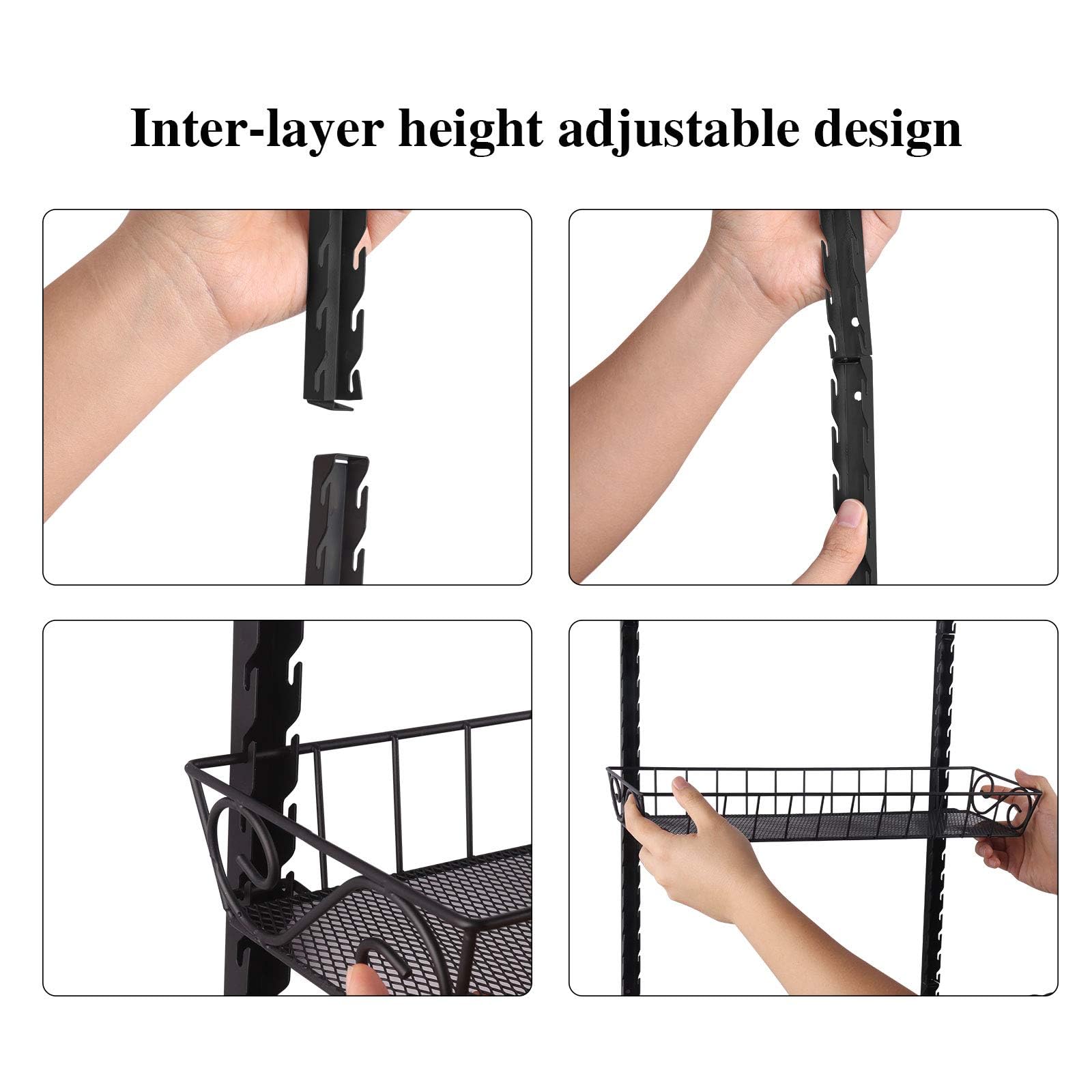 SWOMMOLY multiuse rack suitable for kitchen and bathroom organization