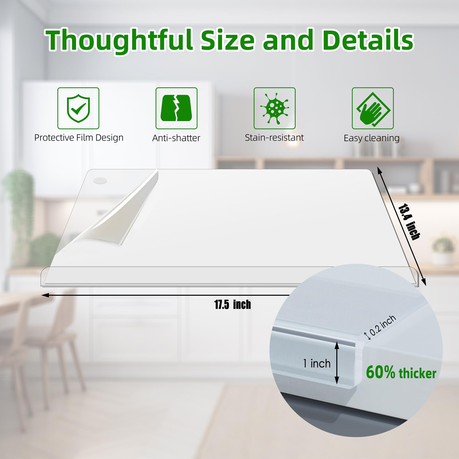 SWSKR serving-ready surface doubles as a platter for snacks.