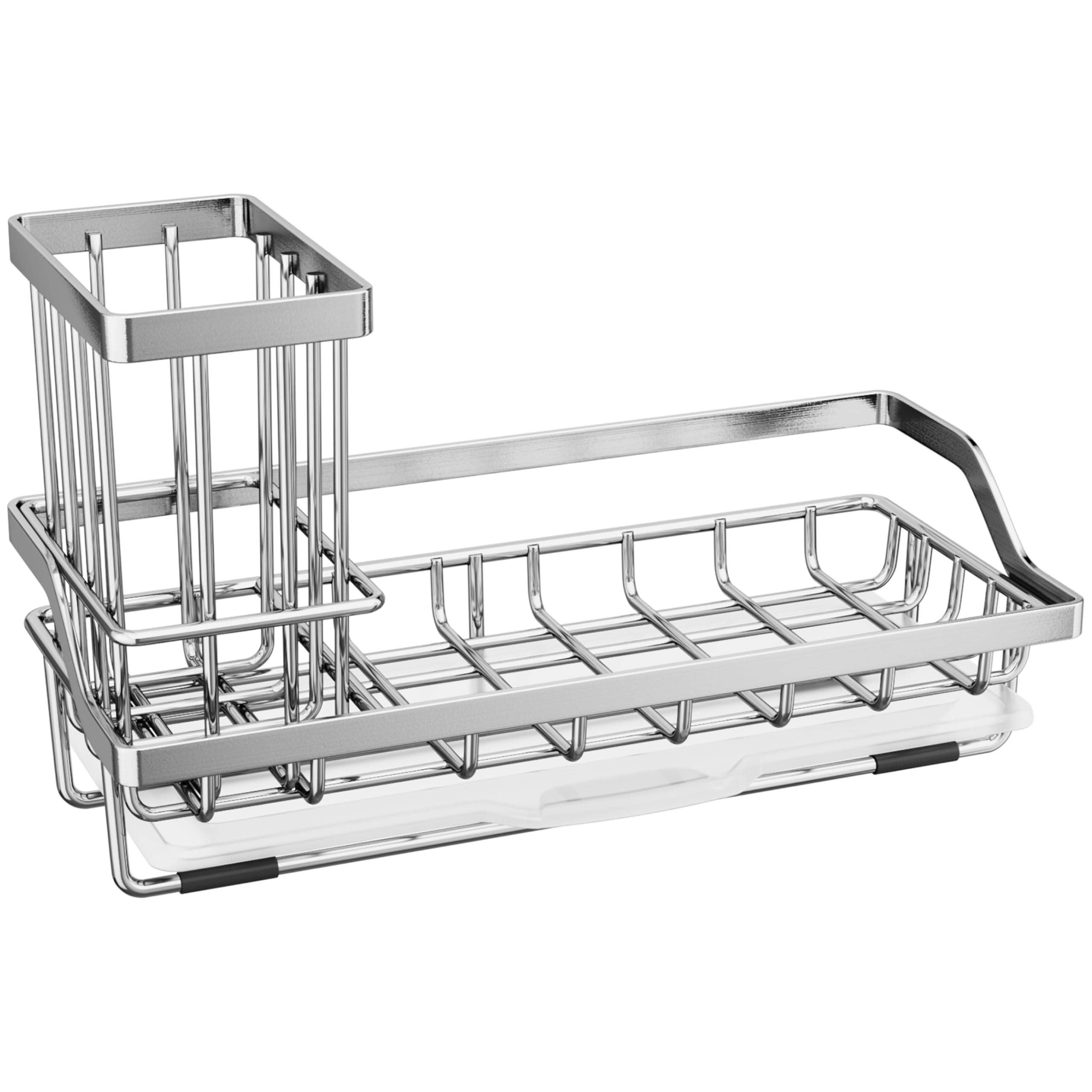 SWTYMIKI sink organizer fits tight spots and saves counter space.