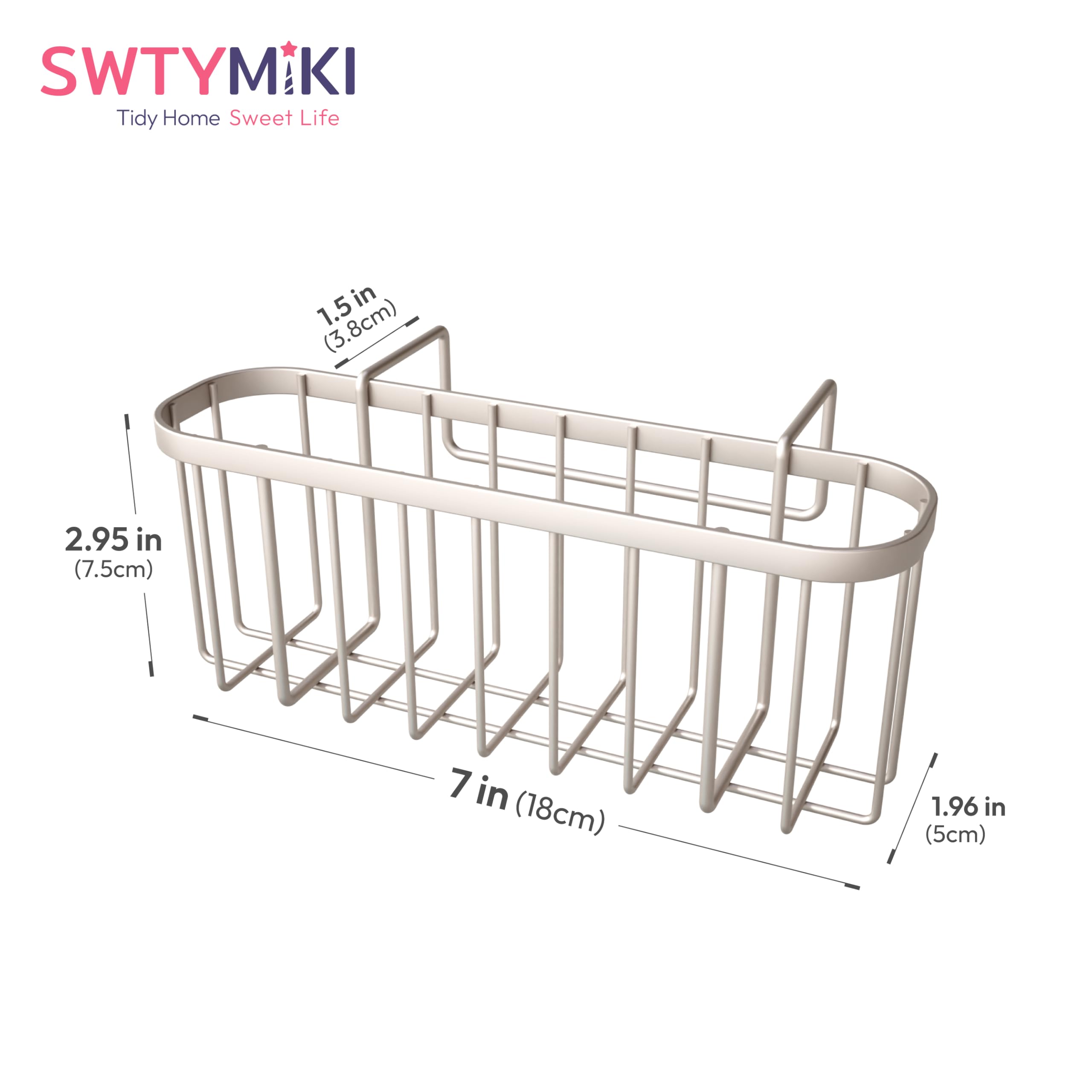 SWTYMIKI sand nickel finish adds sleek durability to your sink space.