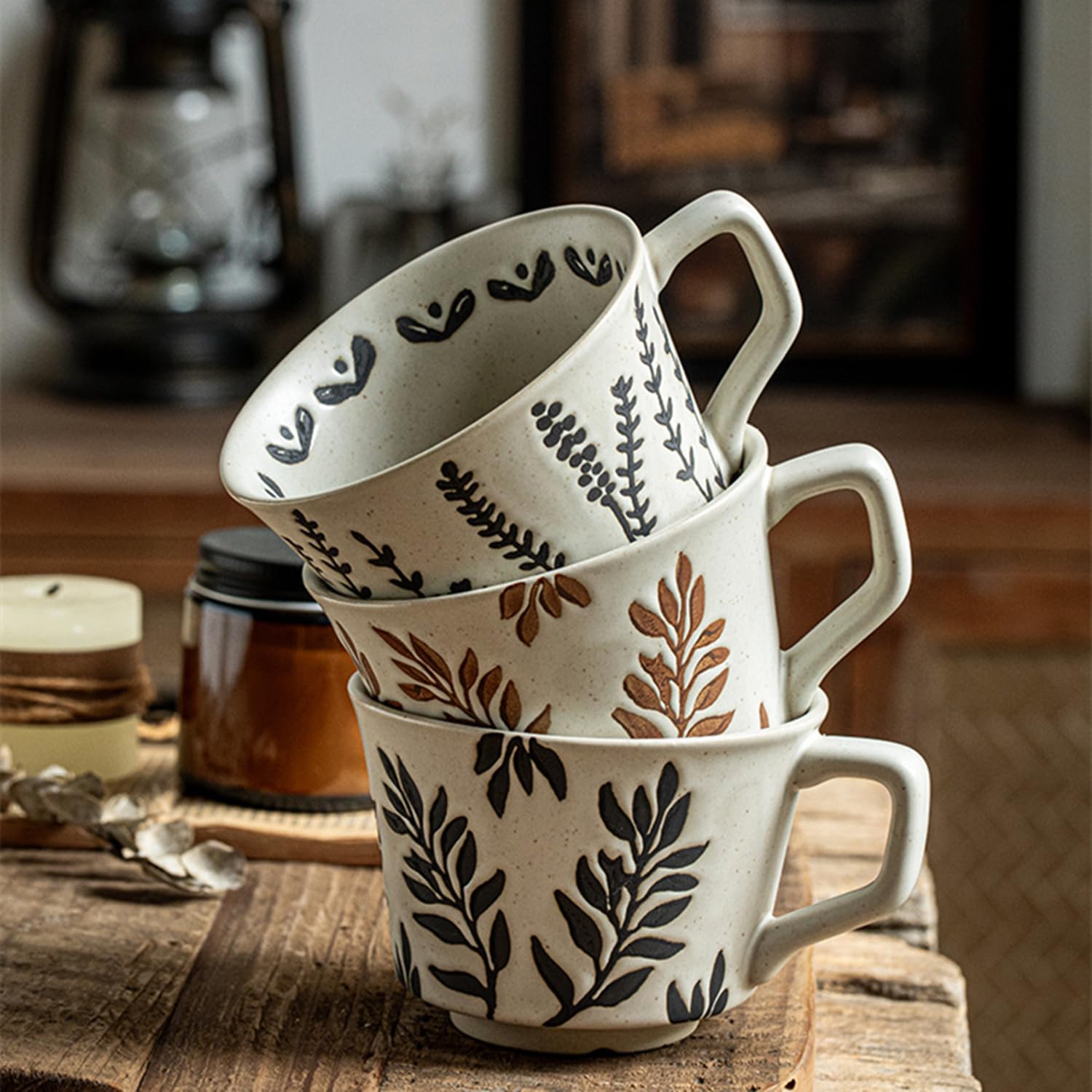Swuut colorful glazed ceramic mugs elevate table presentation