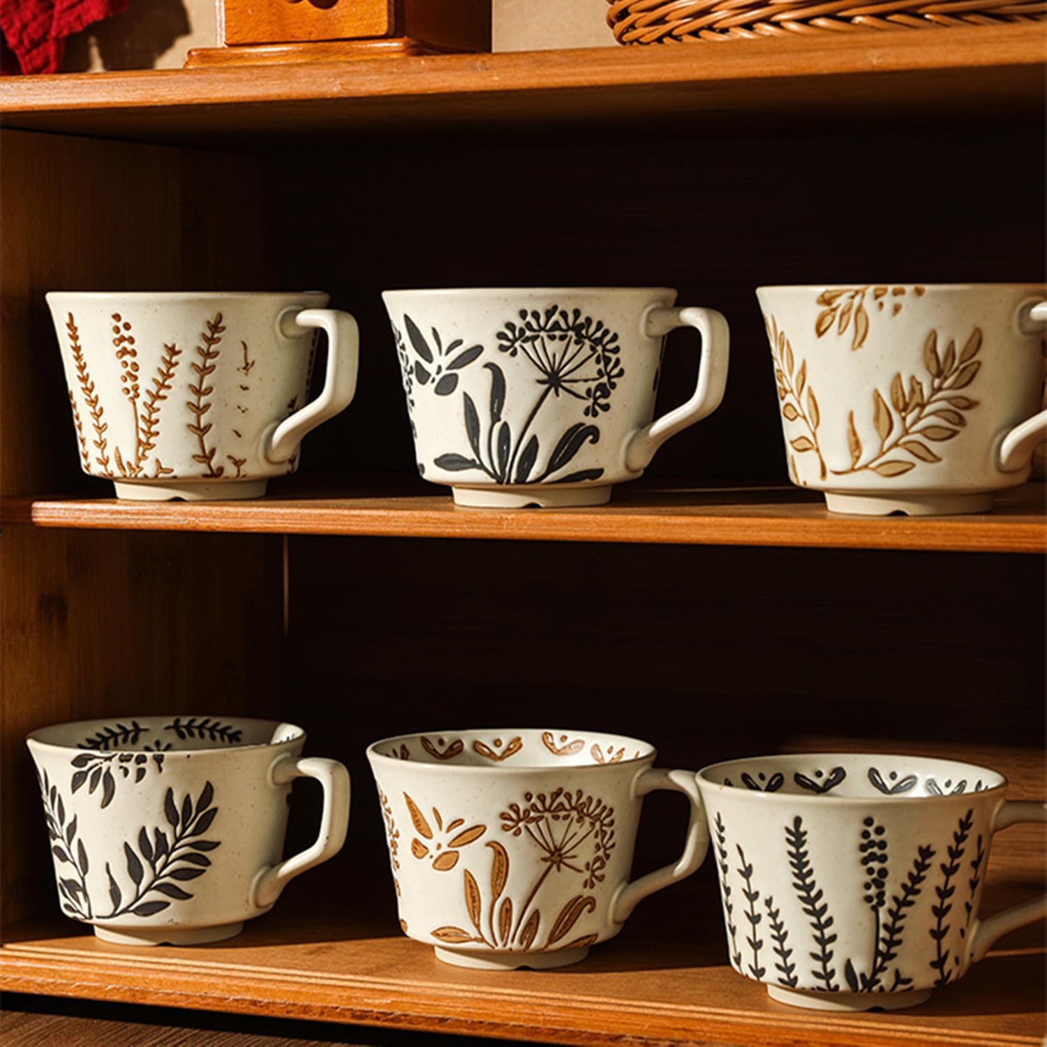 Swuut farmhouse-style mugs perfect for latte mornings and cocoa treats