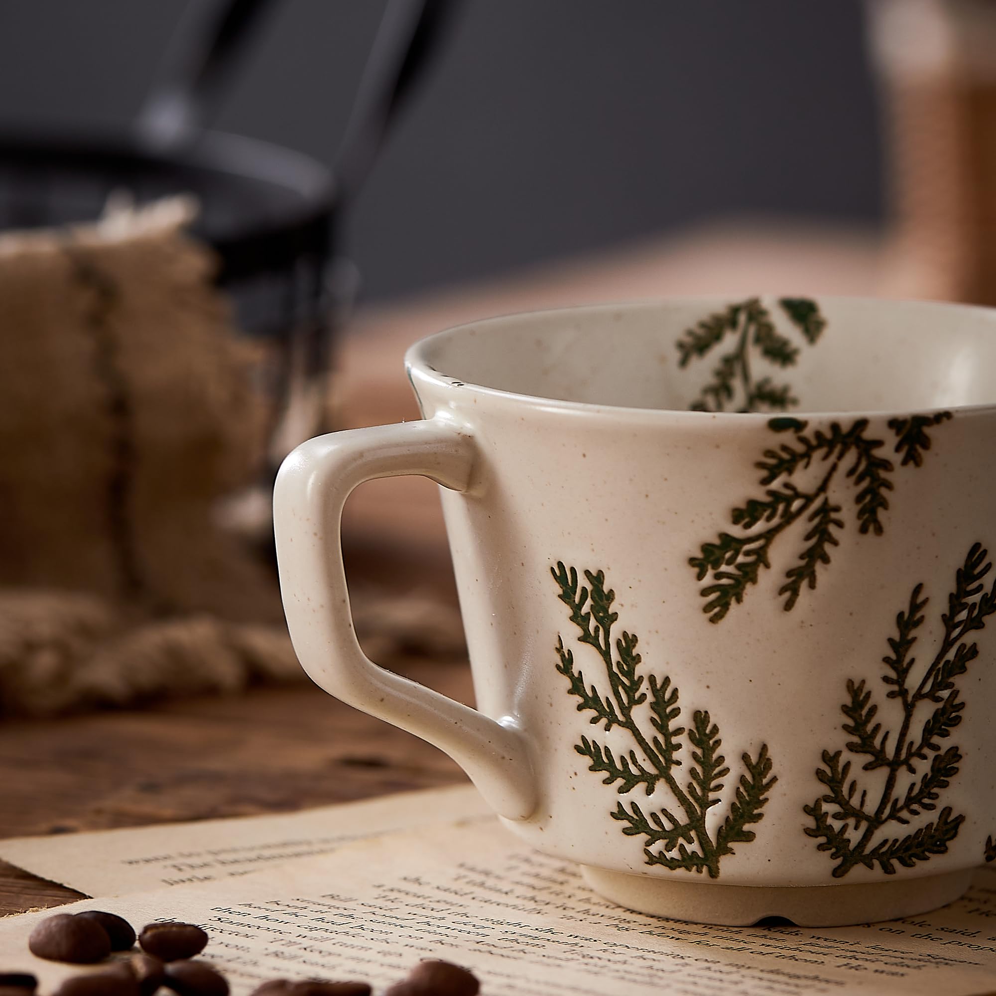 Swuut rustic ceramic mugs bring earthy style to kitchen décor