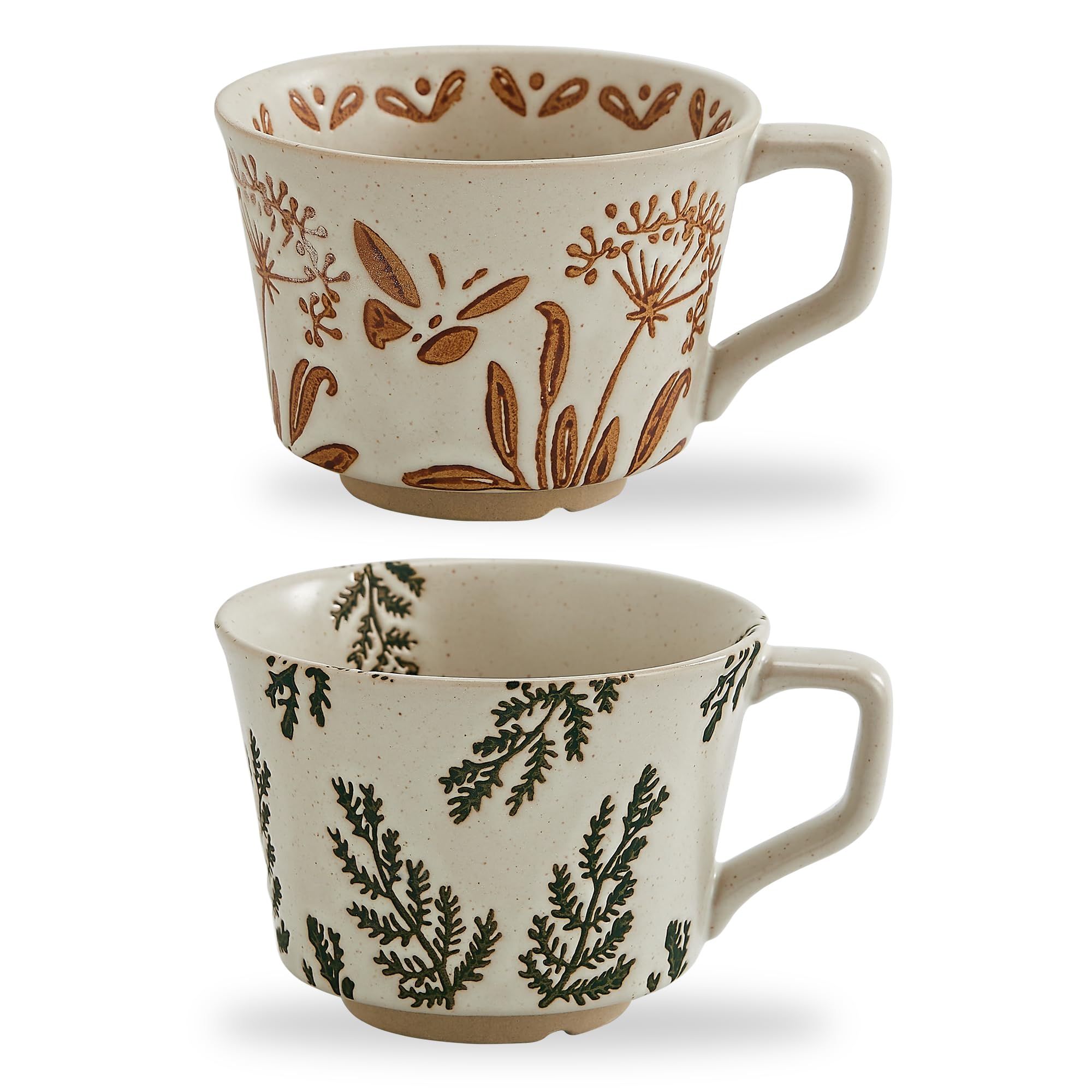 Swuut 12oz vintage ceramic mug front view for daily coffee enjoyment.