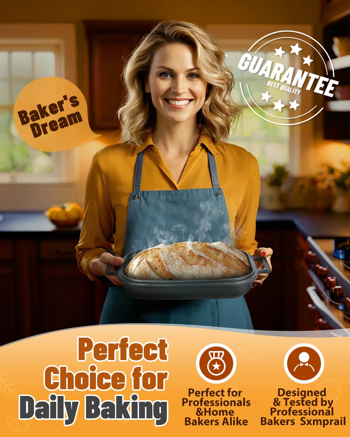 Sxmprail five-year warranty supports worry-free baking sessions