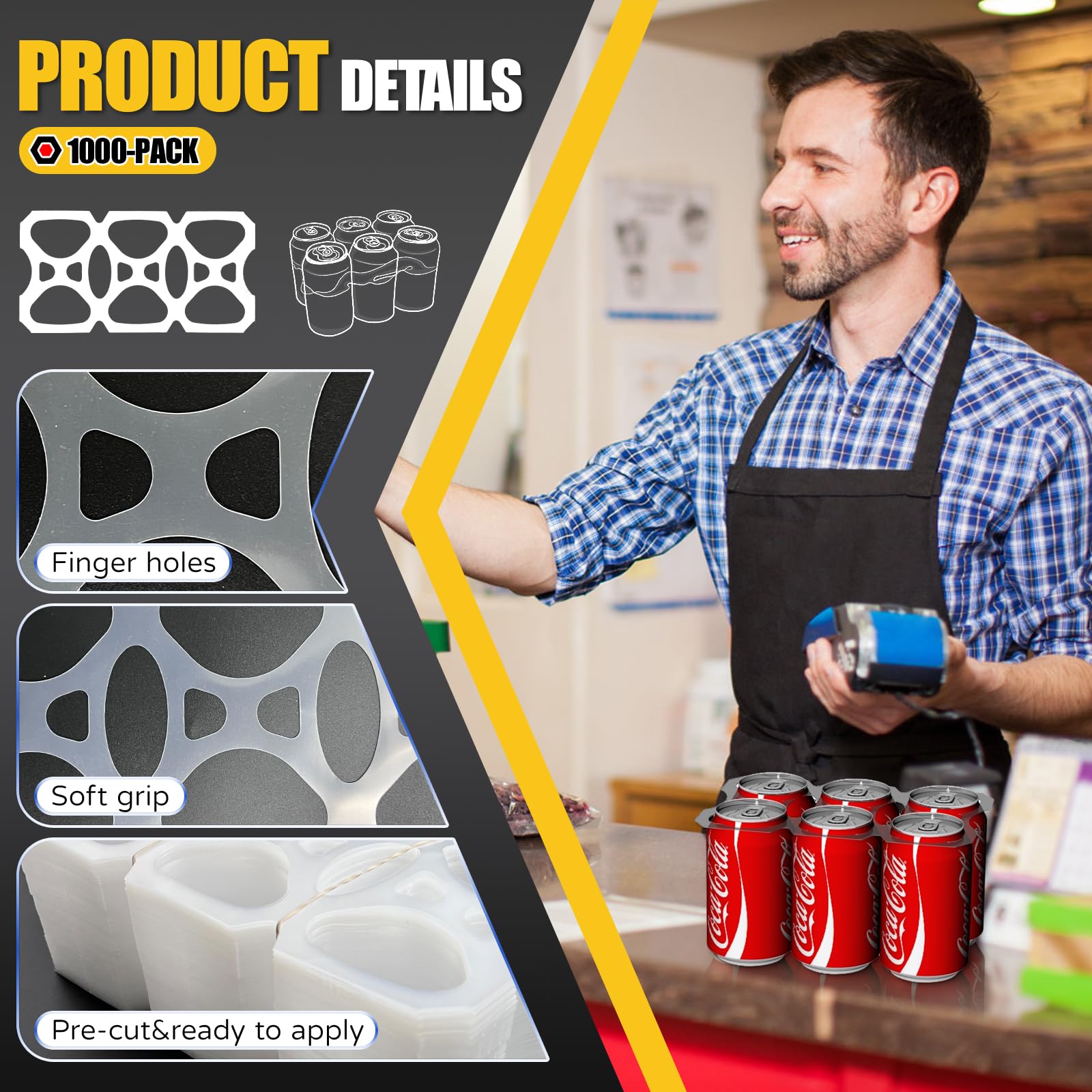 Sxmprail universal-fit rings accommodate major brands for versatile can packaging