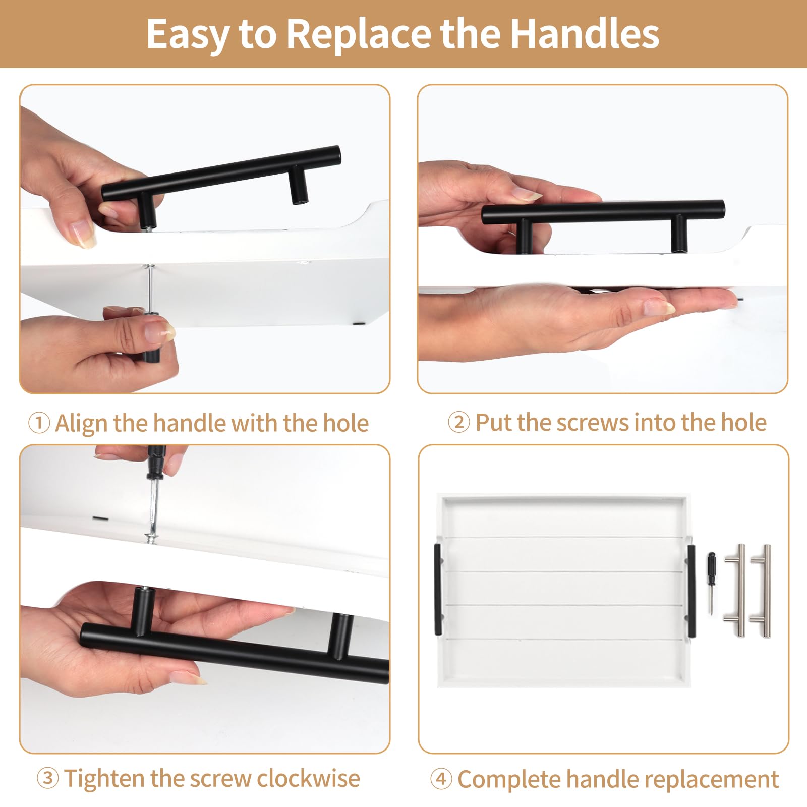SXNOWS tray styled with seasonal decor for holidays