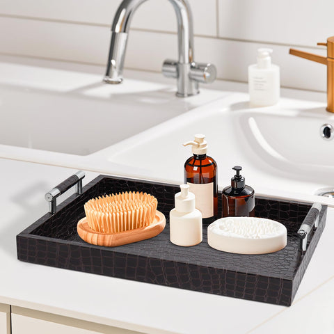 SXNOWS multi-use tray stores keys, remotes, and mail neatly.