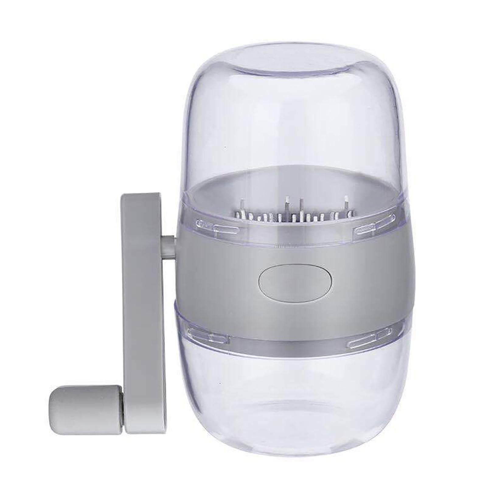 SYCOOVEN nut chopper with hand crank for quick, even chopping.