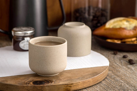 SYJAN HOME 3.5oz teacups size compact for daily refills