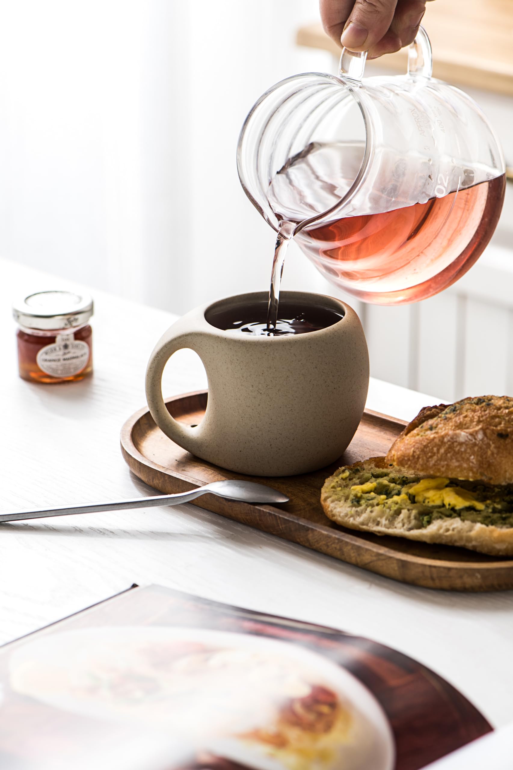 SYJAN HOME microwave and dishwasher safe for everyday use