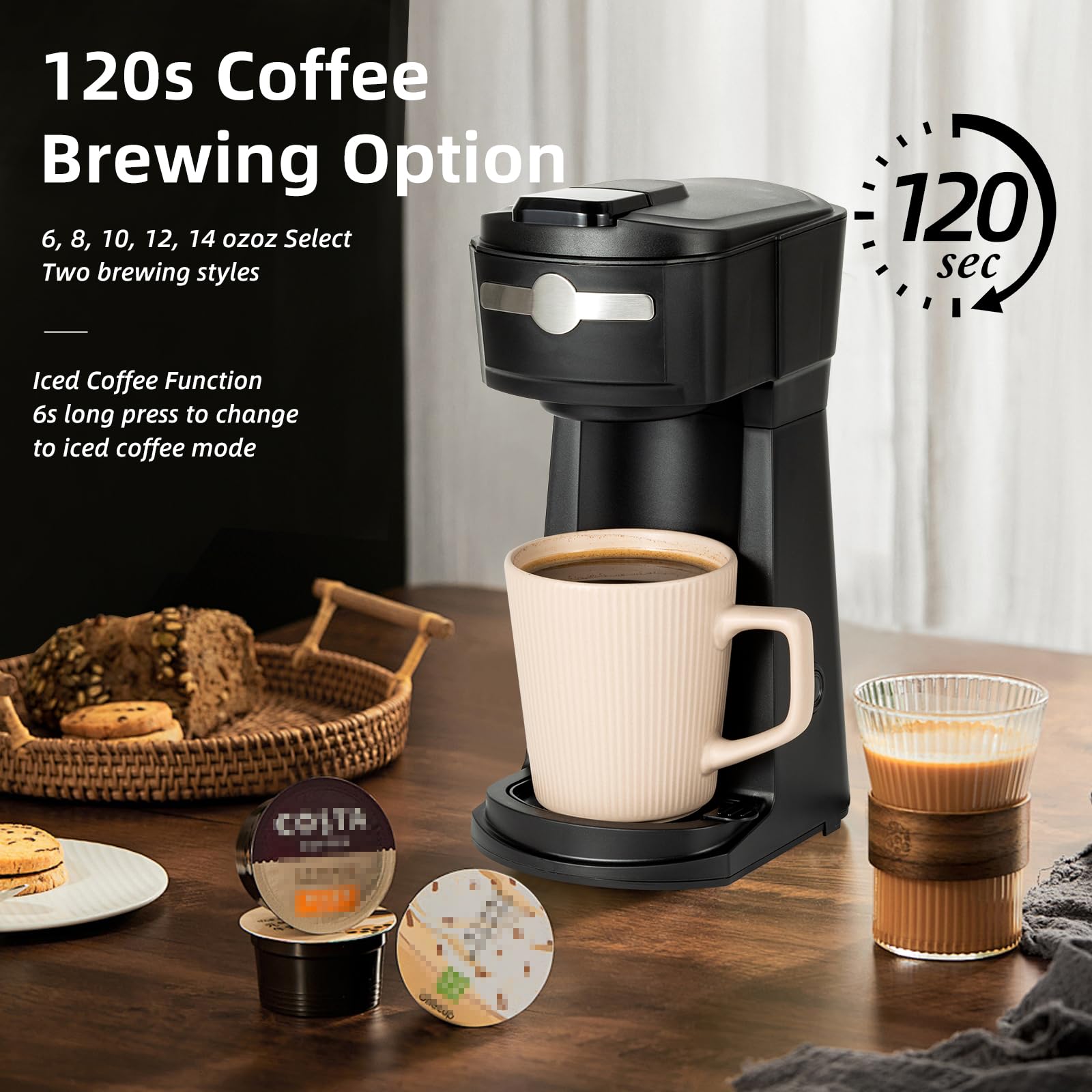 Sykaffe coffee maker with reusable filter demonstrates eco-friendly options