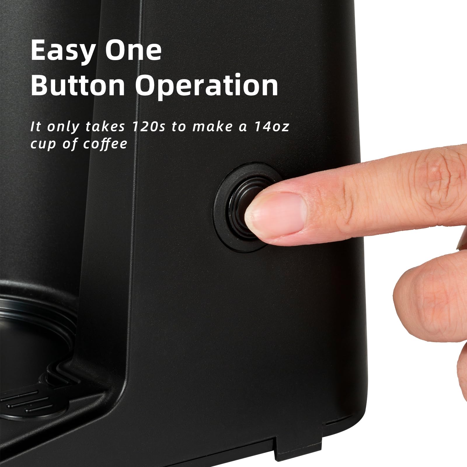 Sykaffe iced coffee mode activation for cold brew style coffee