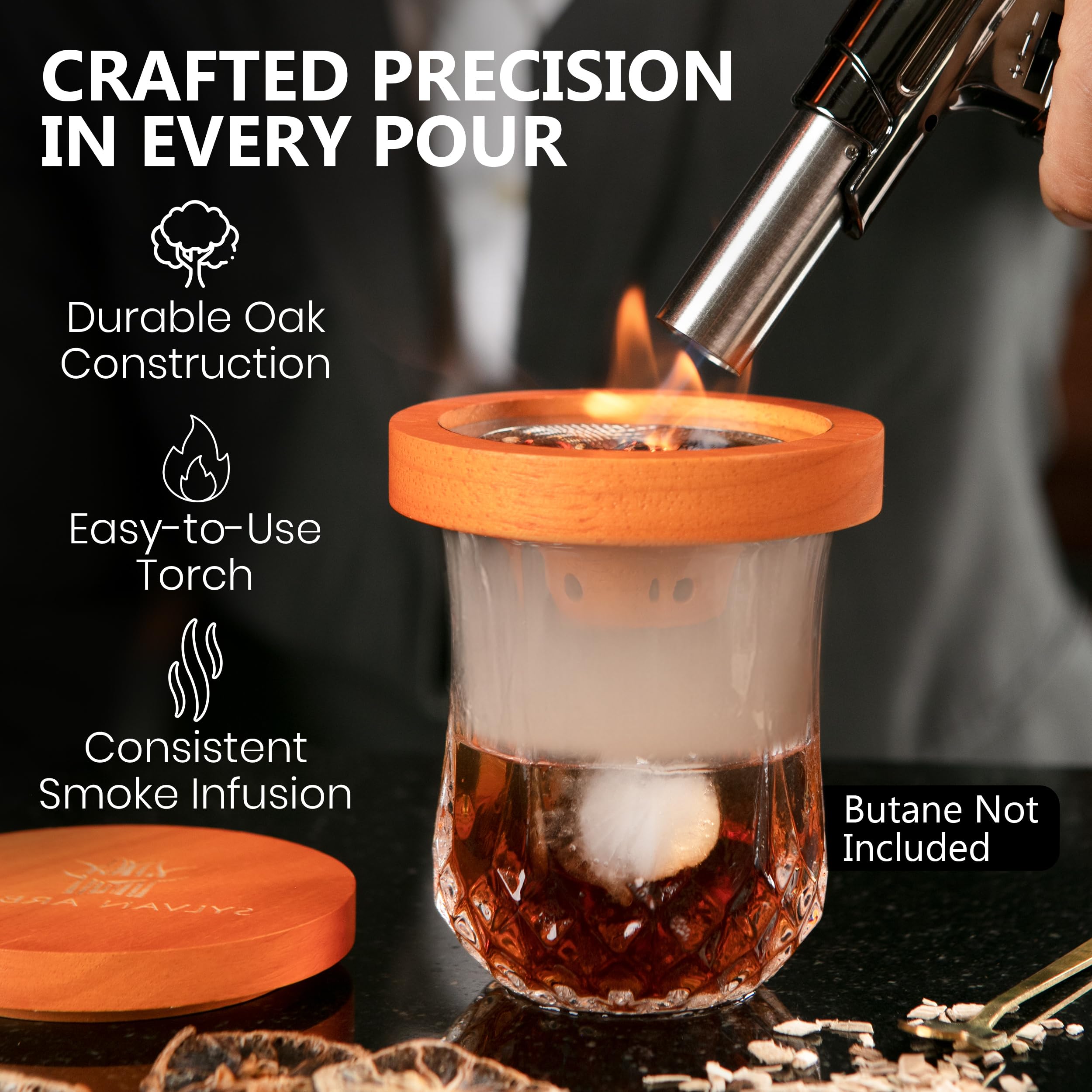 Silicone ice molds for perfectly clear, cold cocktails.