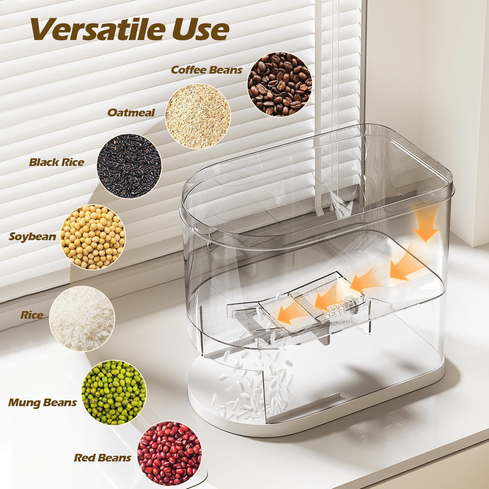 SyncVIBE transparent PET body shows remaining contents clearly