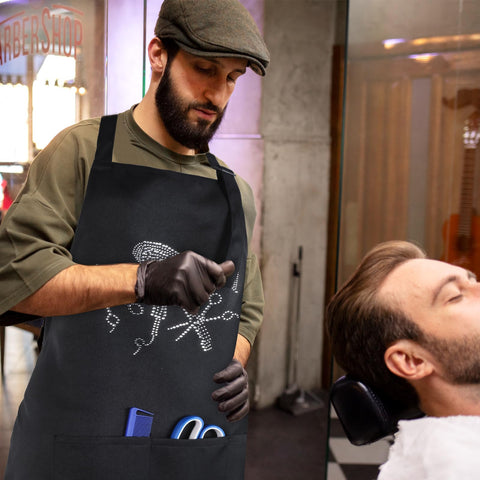 SynHHnergyx stylish salon apron adds professional flair to daily routines.