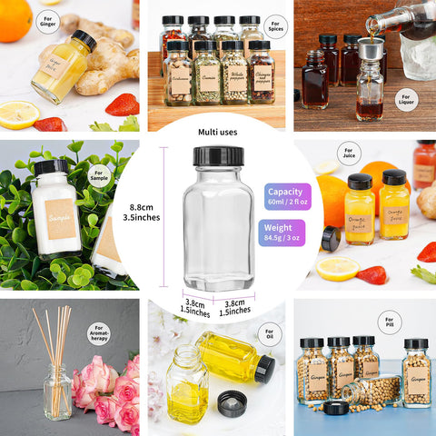 Compact travel-friendly 3.5 inch tall bottles fit pockets and small bags
