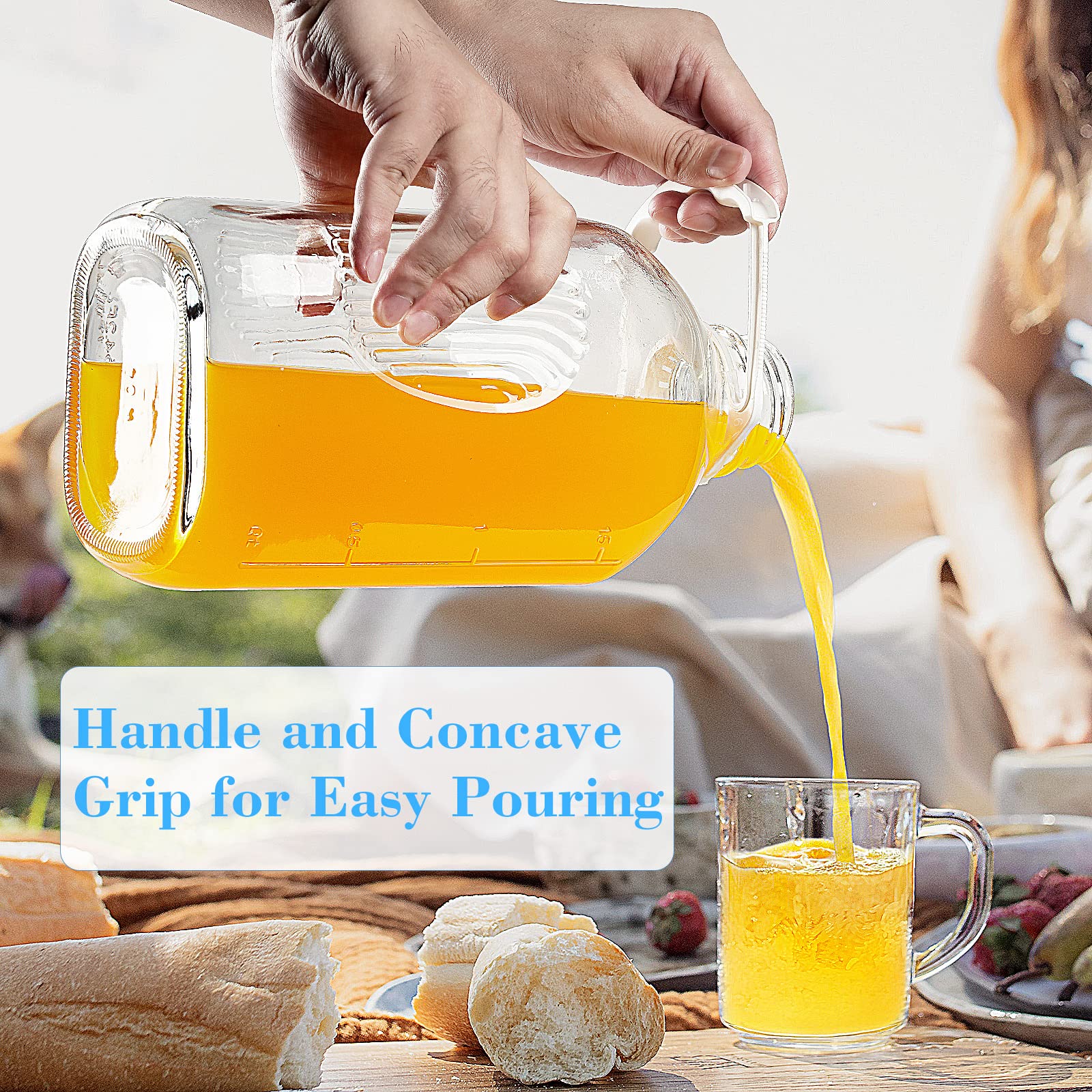 Syntic glass jars are dishwasher-safe and fridge-friendly for convenient cleaning and storage