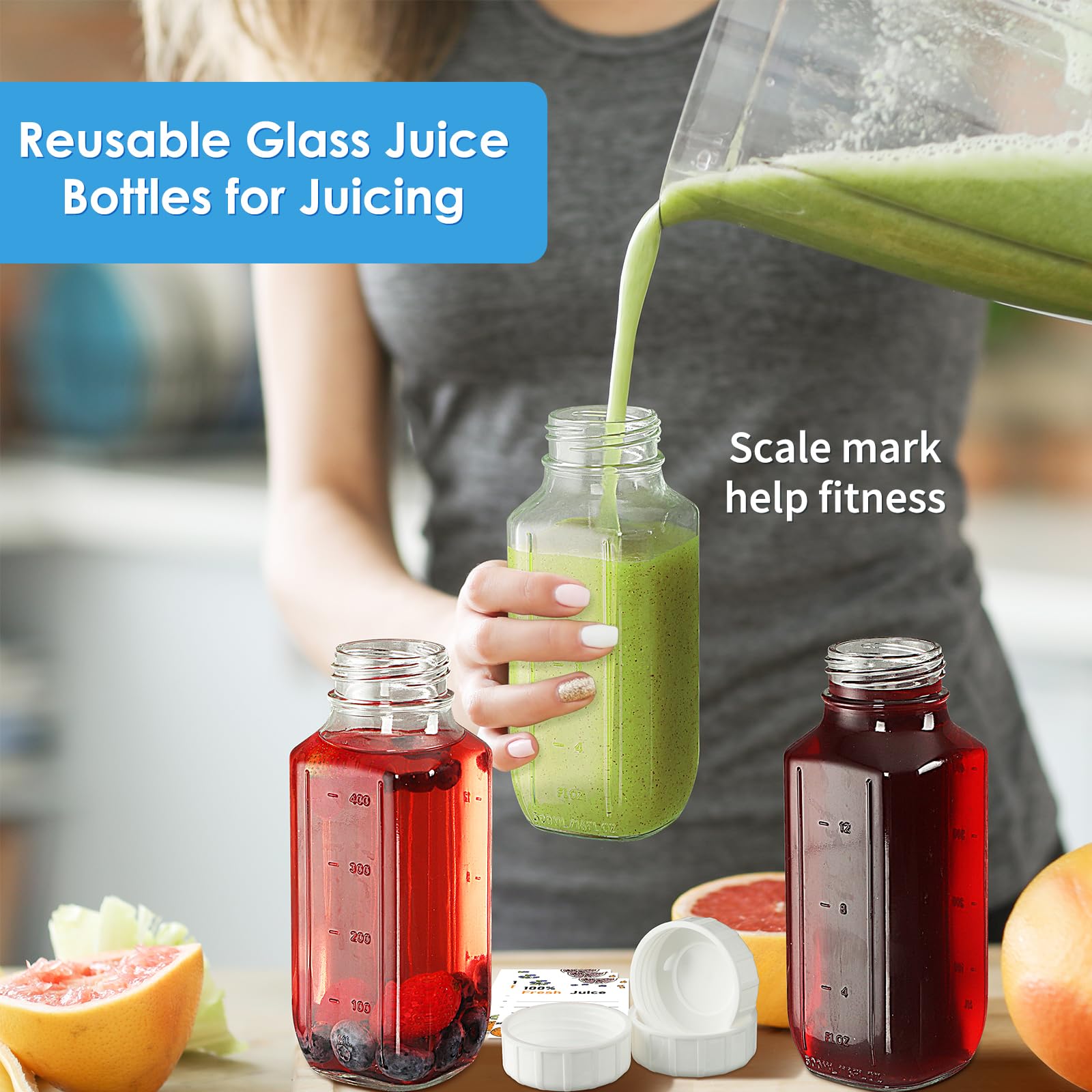 Syntic BPA-free dishwasher-safe bottle for simple care.