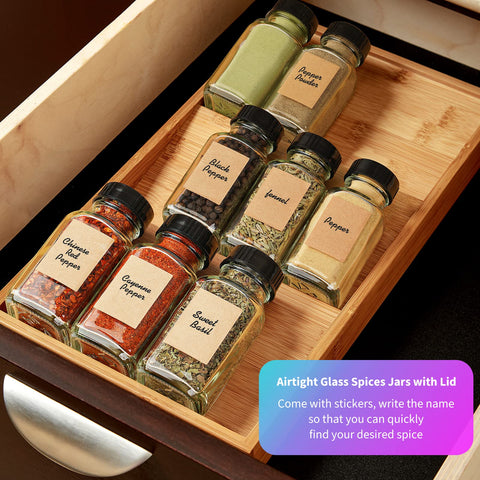 Fridge-ready 2 oz glass jars preserve freshness for drinks and shots