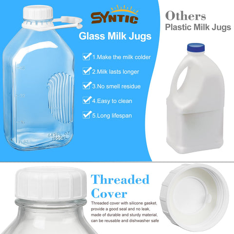 Syntic milk jug with indented grip and convenient handle