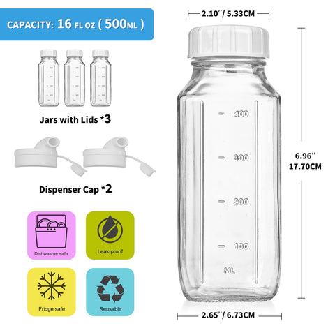 Syntic square-grip design bottle for easy handling.