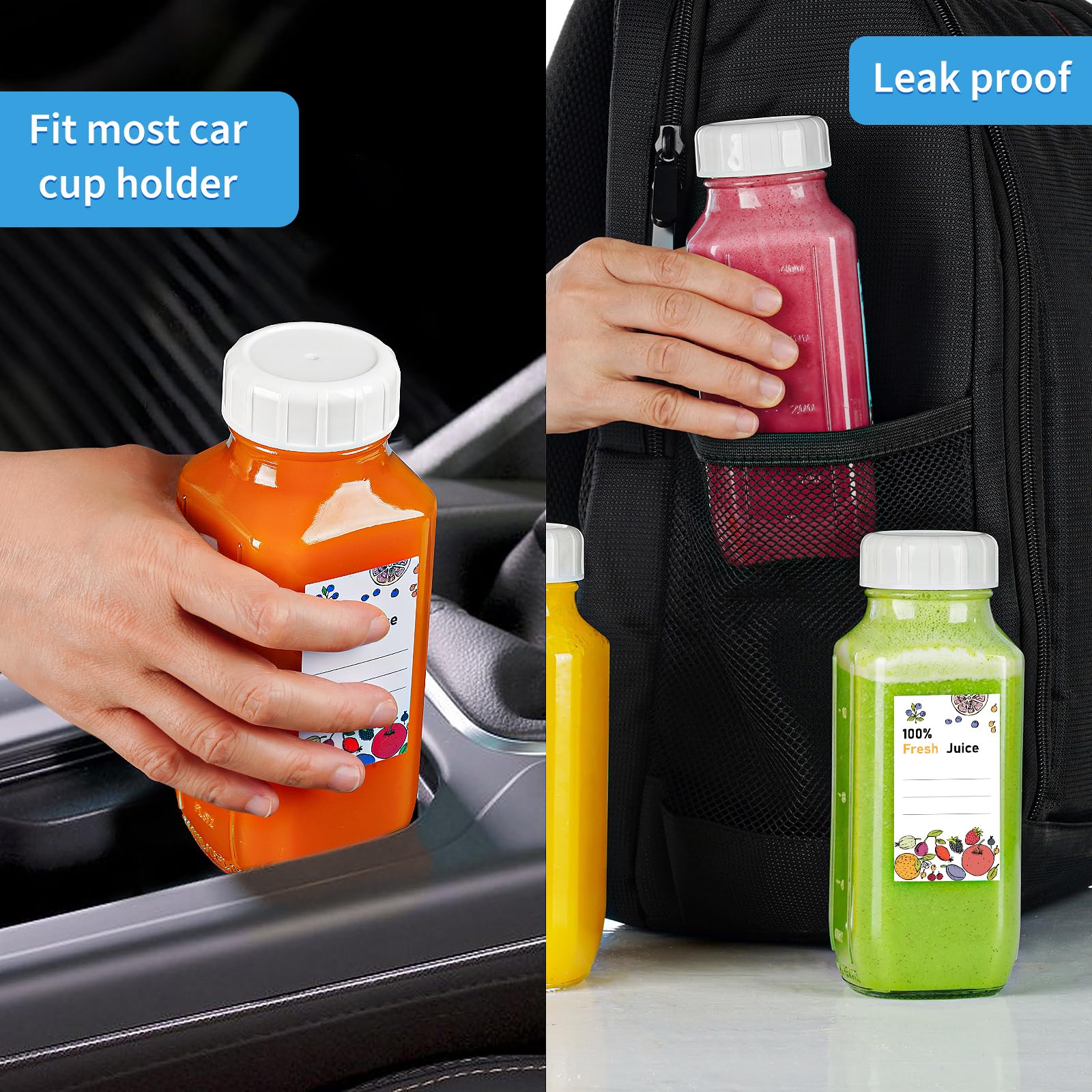 Syntic set includes two extra lids and two pour spouts