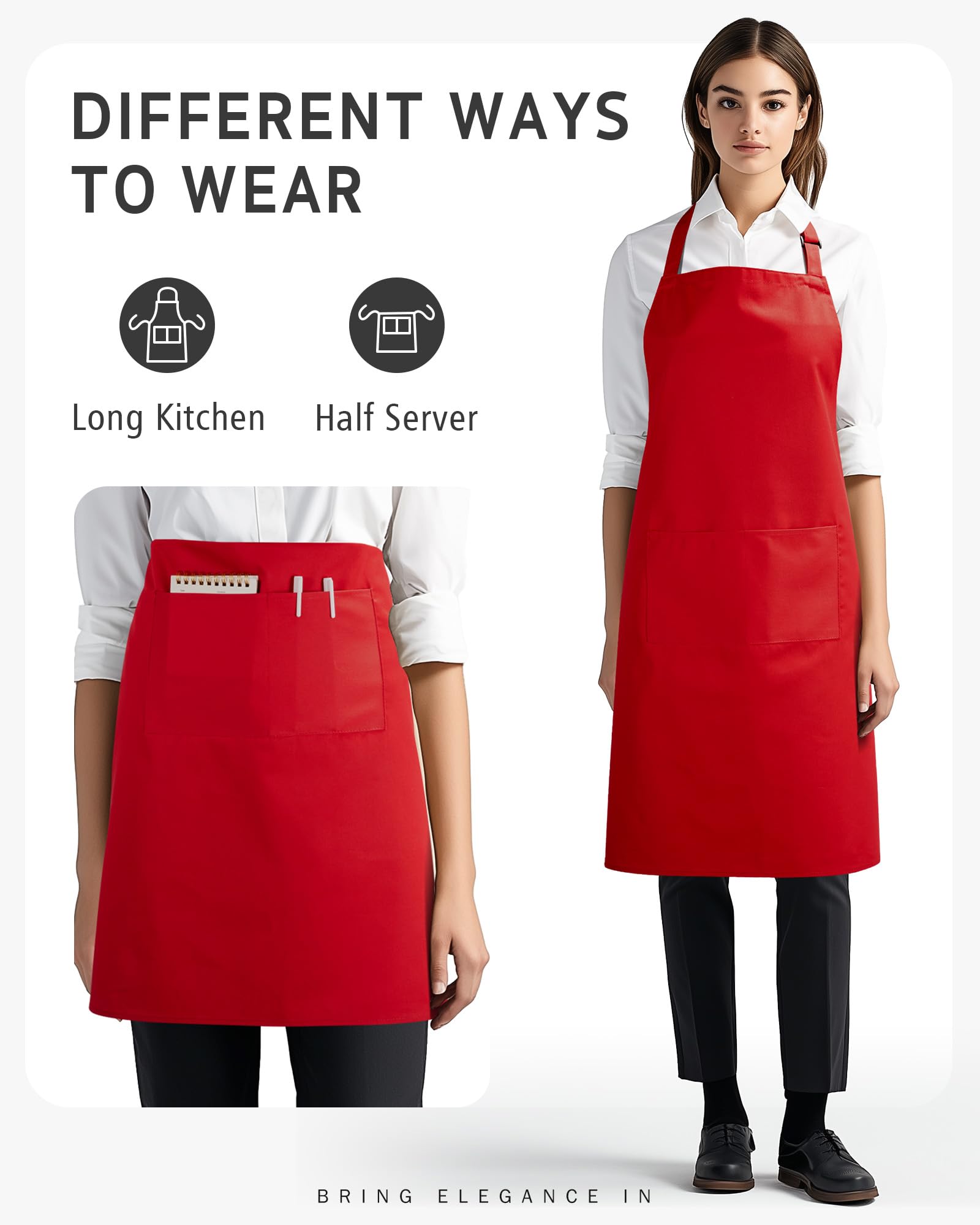 Two tie-straps offer secure, customizable fastening.