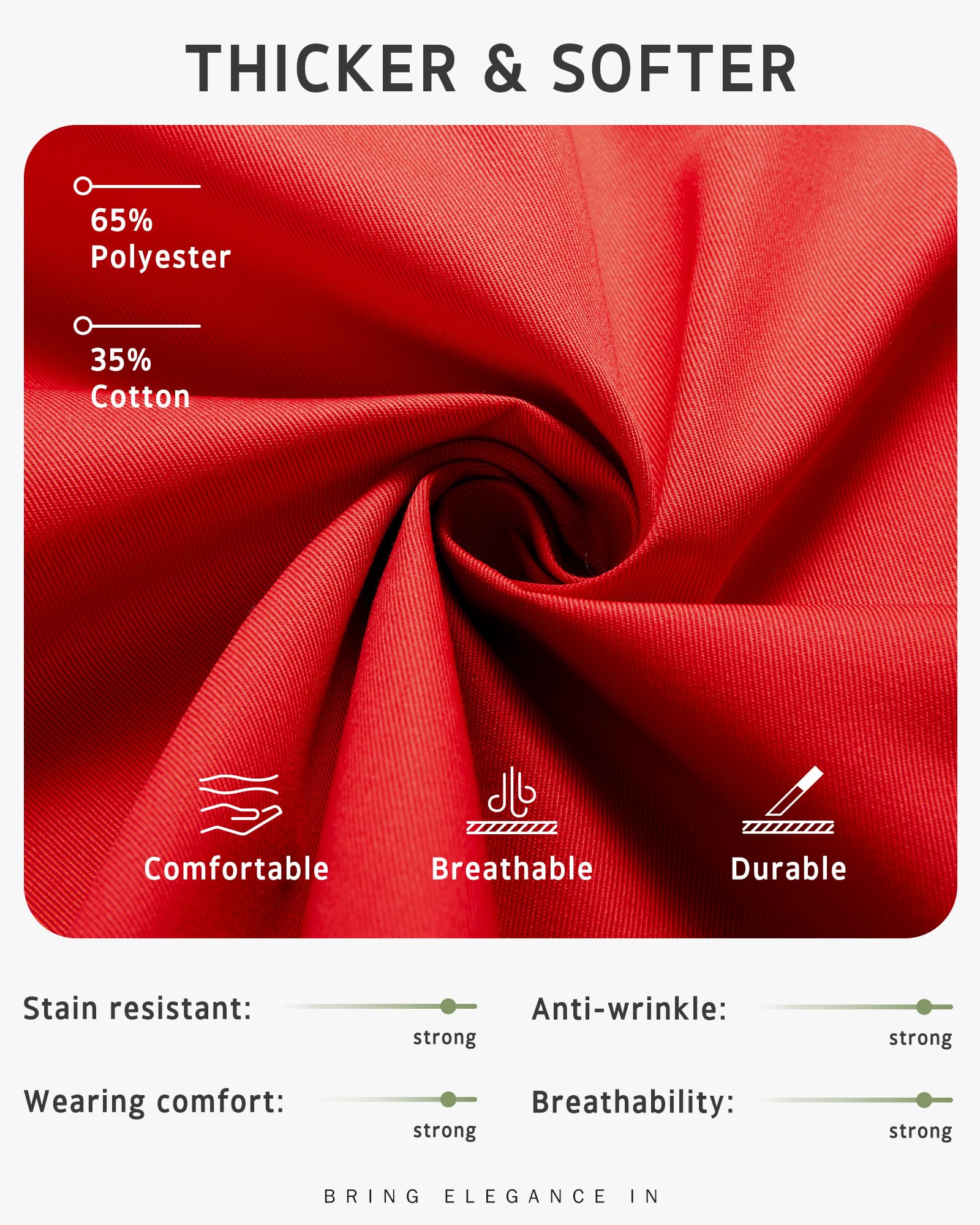Front pockets provide easy access to spatulas and thermometers.