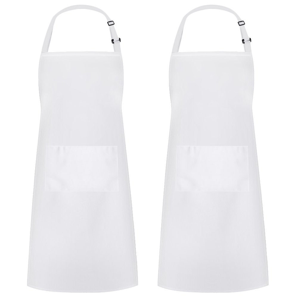 Syntus bib apron adjustable neckstrap front view for a customizable, comfortable fit