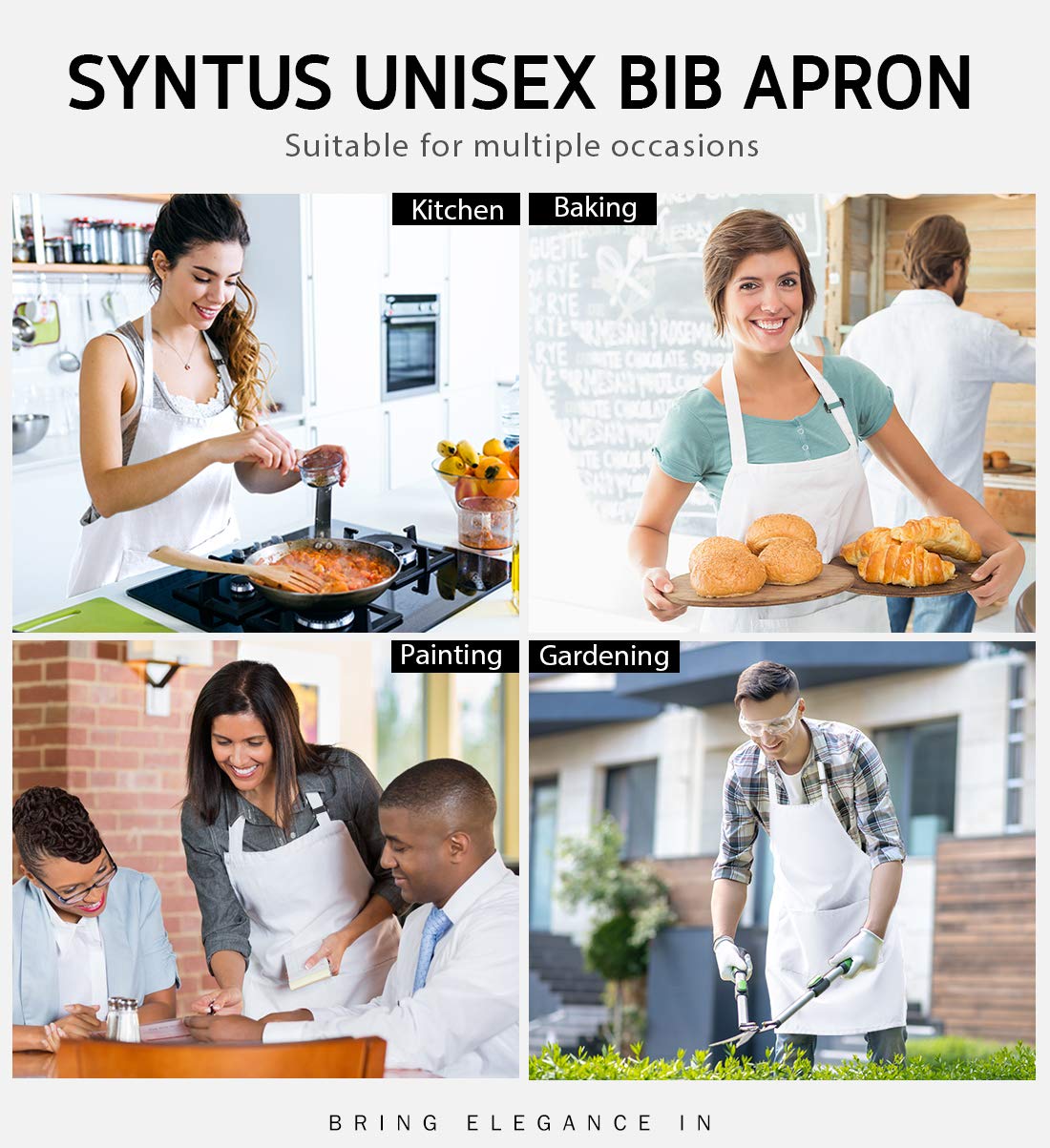 Syntus bib apron care instructions for long-lasting use