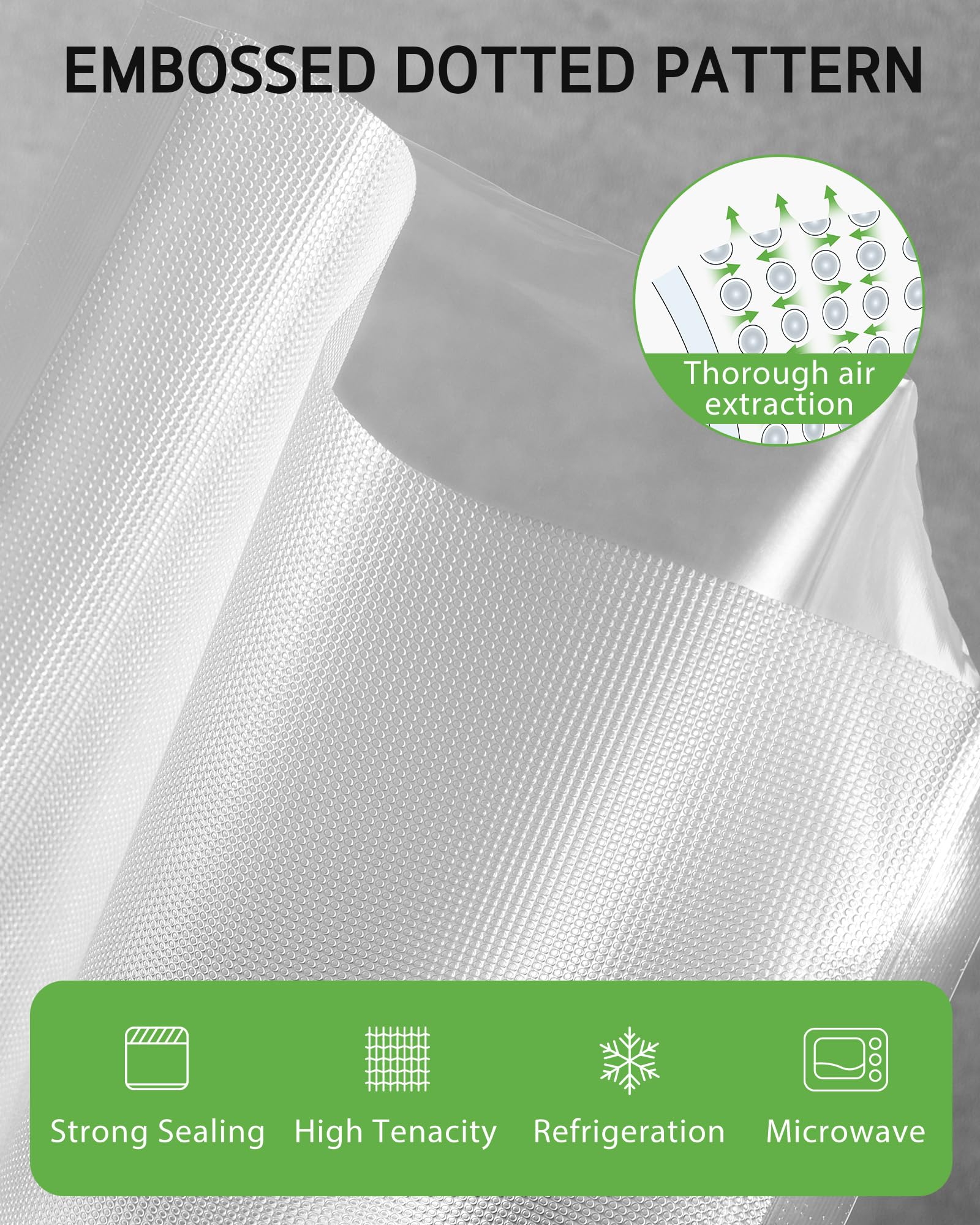Syntus BPA-free bags safe for freezer, microwave, and sous vide.