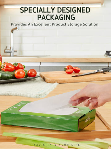 Syntus BPA-free bags for safe fridge, freezer, and microwave storage.