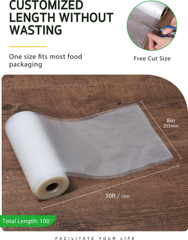 Syntus BPA-free vacuum bag roll designed for safe storage.