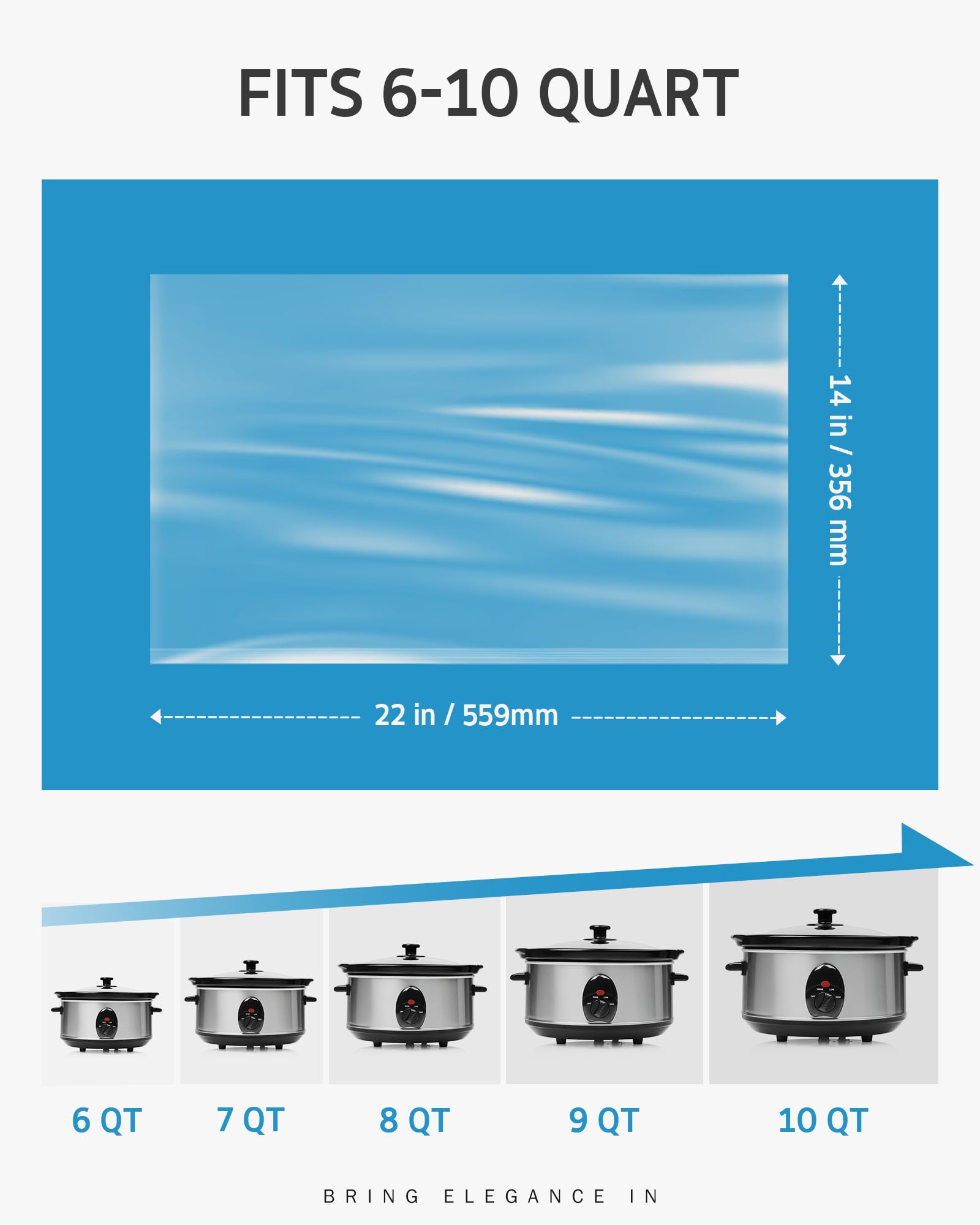 Syntus crock pot liners fit oval pots, simplify cleanup after slow cooking