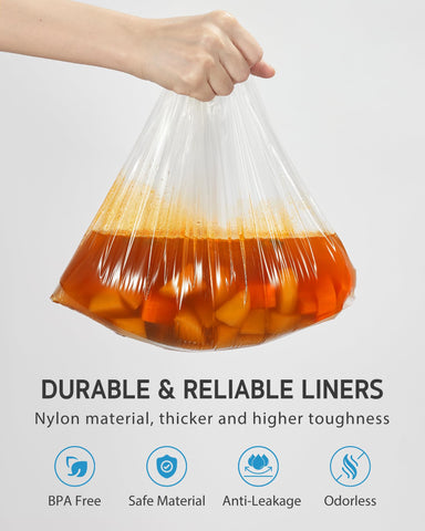 Syntus liners for rectangular pots support easy, no-stress meal prep