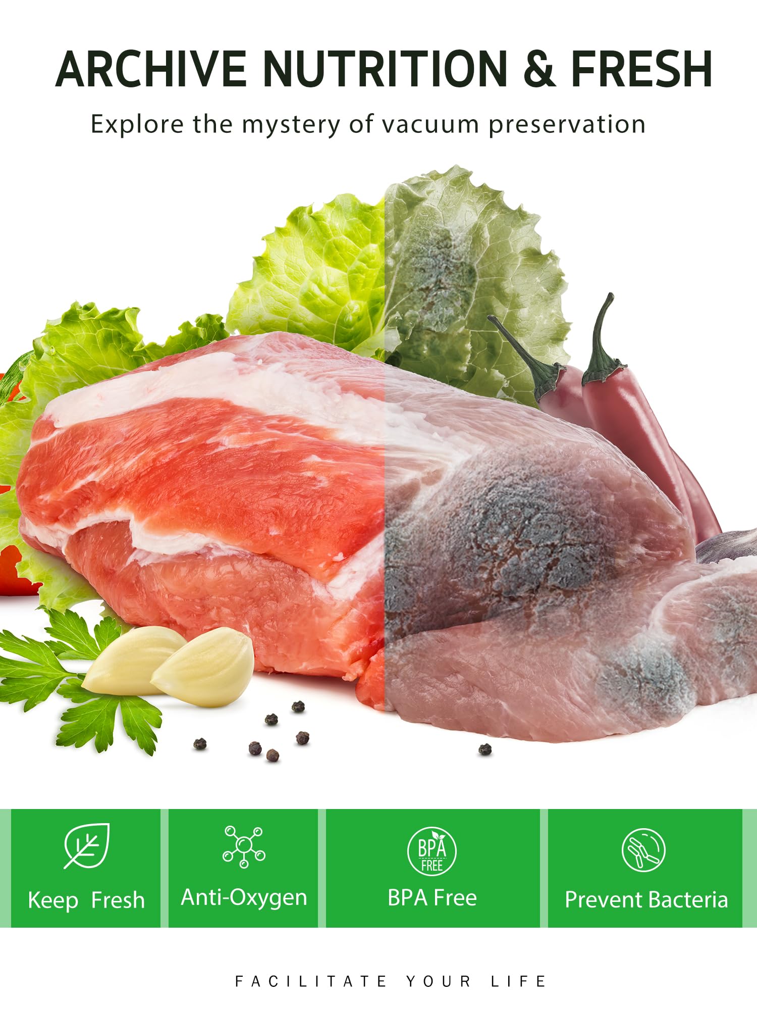 Syntus bags suit microwave, fridge, and freezer storage.