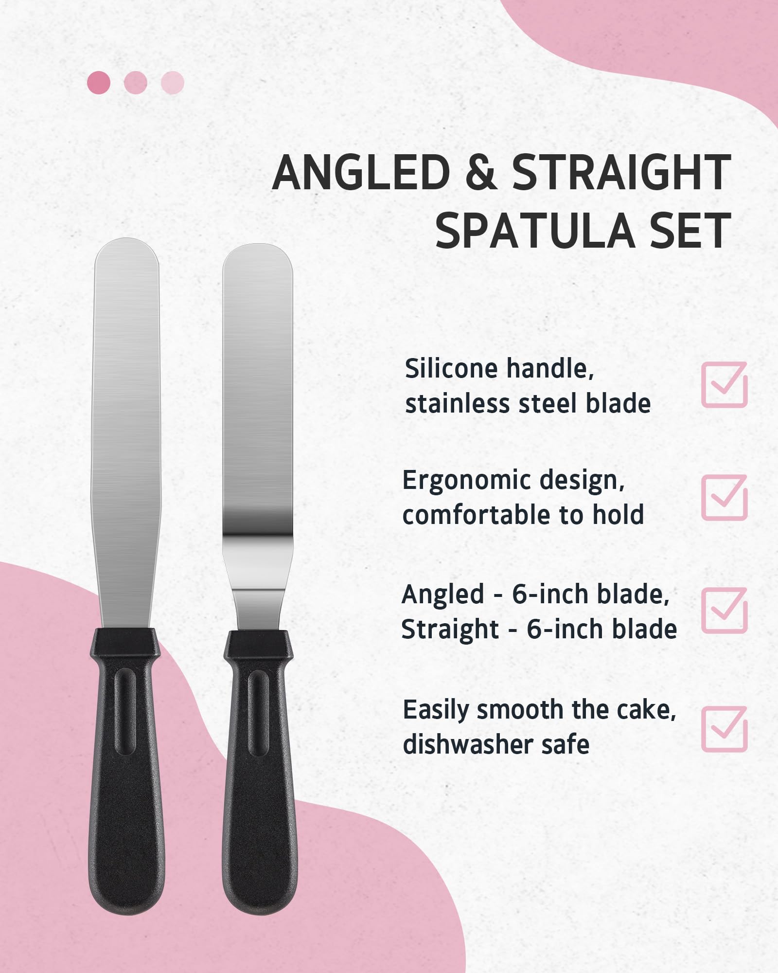 Syntus 24 numbered piping tips enable diverse decorating shapes